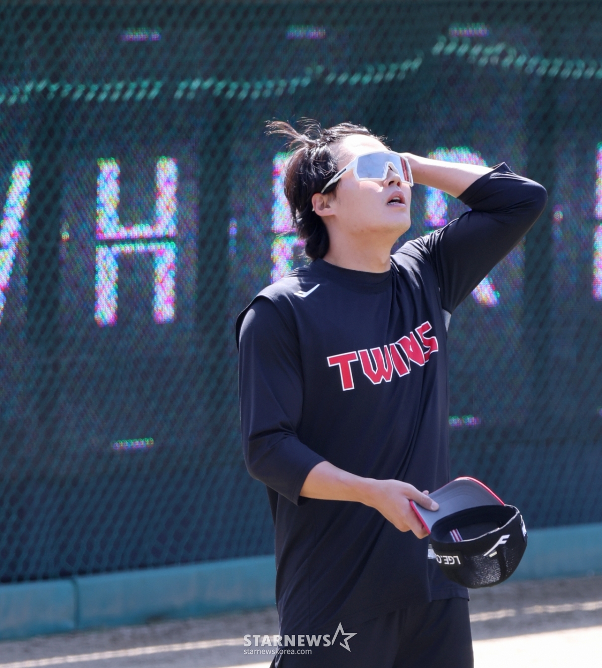 [포토]'봄햇살 좋구나' 임찬규