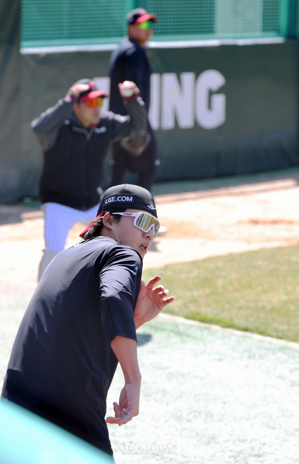 [포토]'앗 움찔' 임찬규