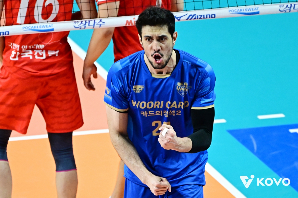 우리카드 아라우조·GS칼텍스 실바, V-리그 6라운드 남·여 MVP