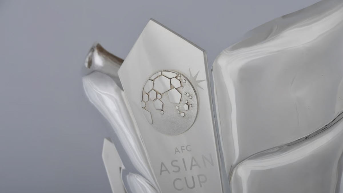 アジアカップトロフィー。 /写真=AFCホームページキャプチャ