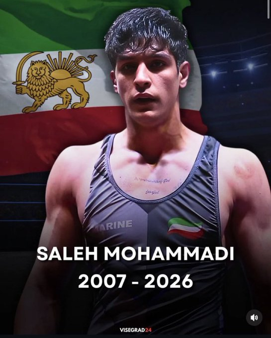 Saleh Mohammadi, known as a promising Iranian wrestling national team player. /Photo = El Cafe Source