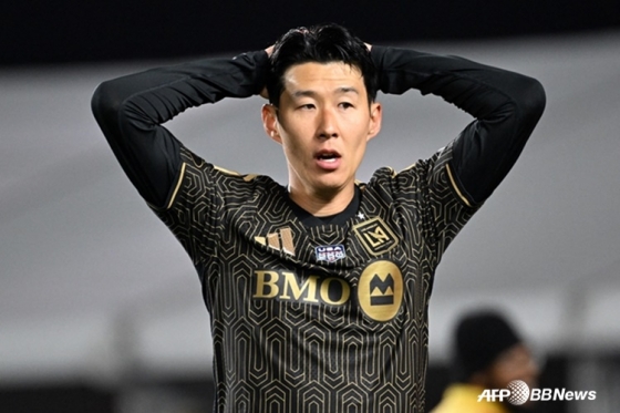 LAFCのFWソン·フンミン。 /AFPBBNews=ニュース1