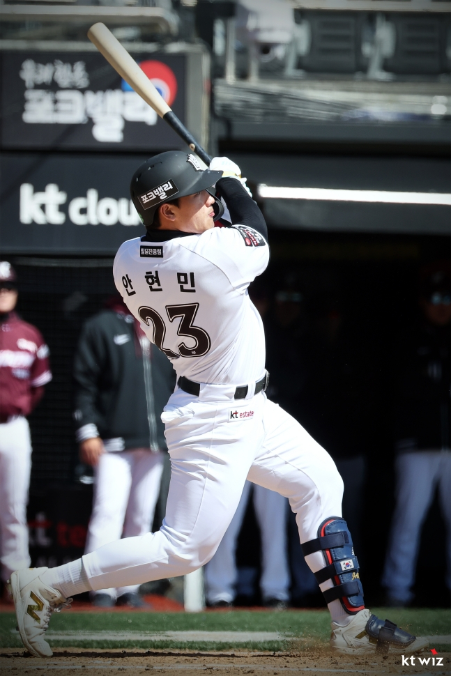 Ahn Hyun Min của KT. /Ảnh = Cung cấp KT Wiz