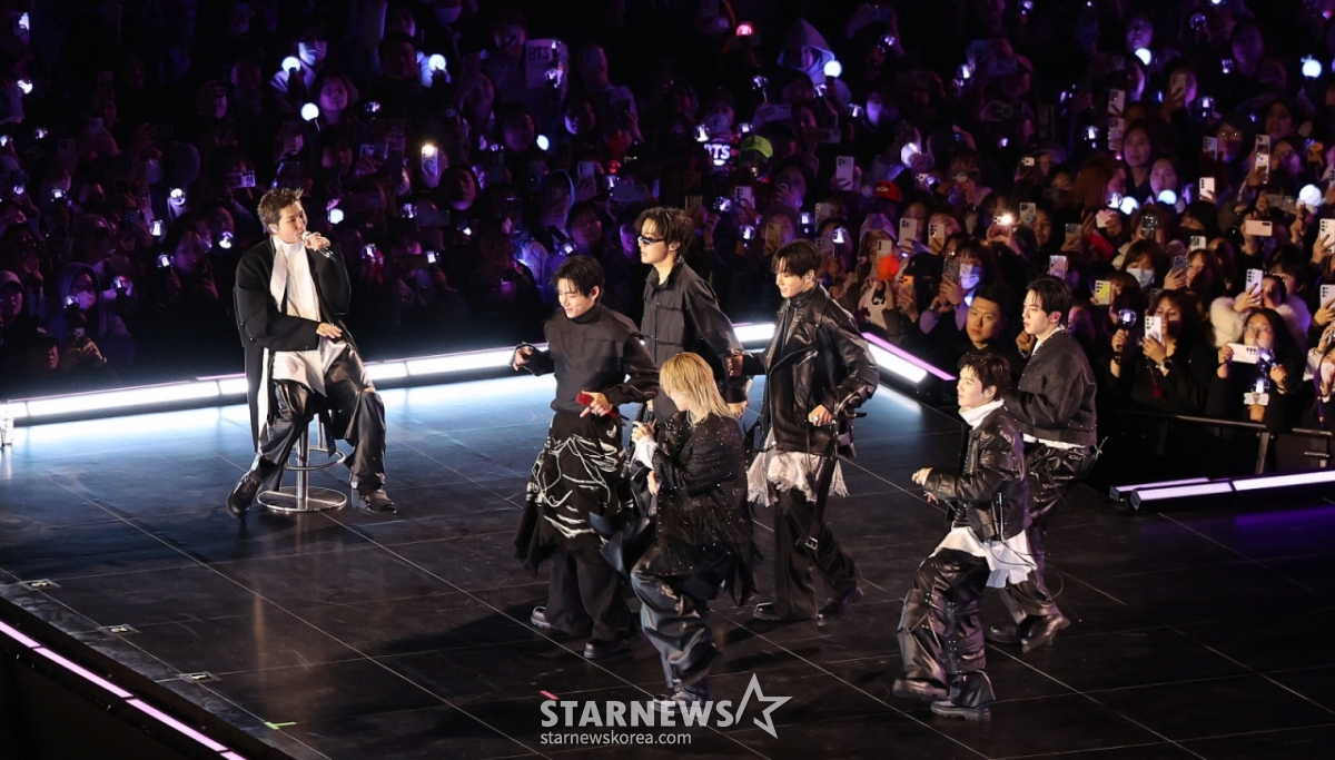 (Seoul = News 1) Ký giả Park Ji Hye = BTS đang tổ chức concert kỷ niệm comeback mang tên BTS Comeback Live: Arirang tại Quảng trường Gwanghwamun, Seoul vào ngày 21/3. 2026.3.21/Tin tức 1 Copyright © Tin tức 1. All rights reserved. Cấm sử dụng AI học và phát tán trái phép. /Ảnh = (Seoul = News 1) Phóng viên Park Ji Hye