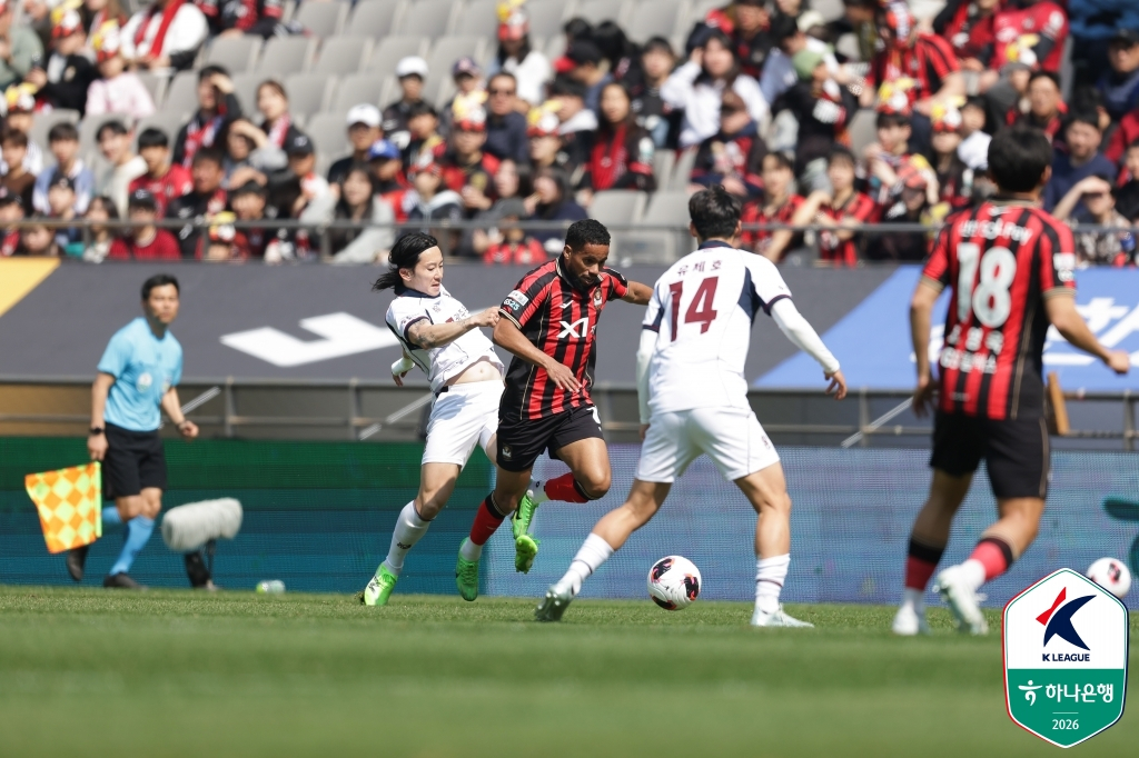 The scene of the FC Seoul-Gwangju FC match. /Photo = Courtesy of the Korea Professional Football League