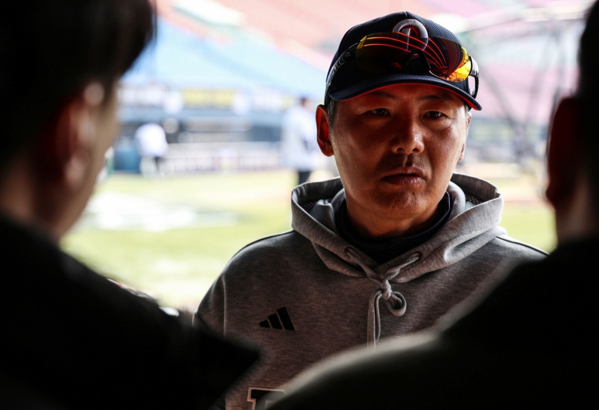 キム·ウォンヒョン斗山ベアーズ監督。 /写真=斗山ベアーズ提供