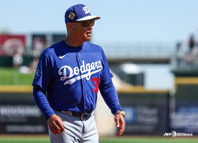 ドジャースのデイブ·ロバーツ監督。 /AFPBBNews=ニュース1