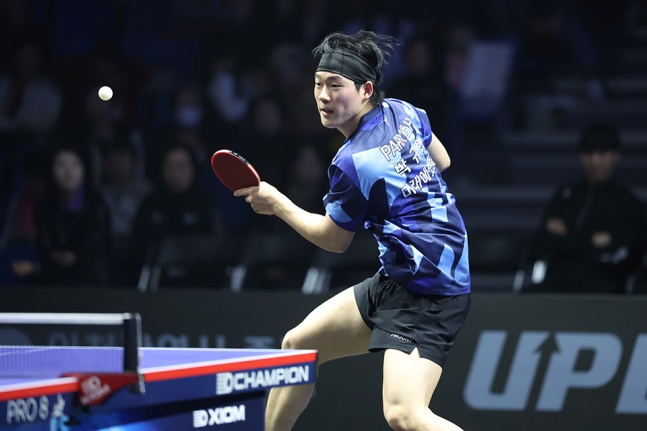パク·ギュヒョン。/写真=プロ卓球連盟