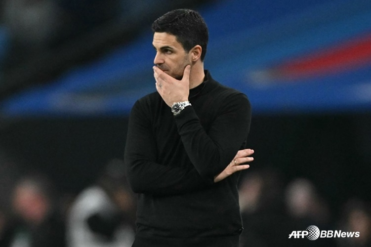 Coach Mikel Arteta Arsenal. /AFPBBNews=News1