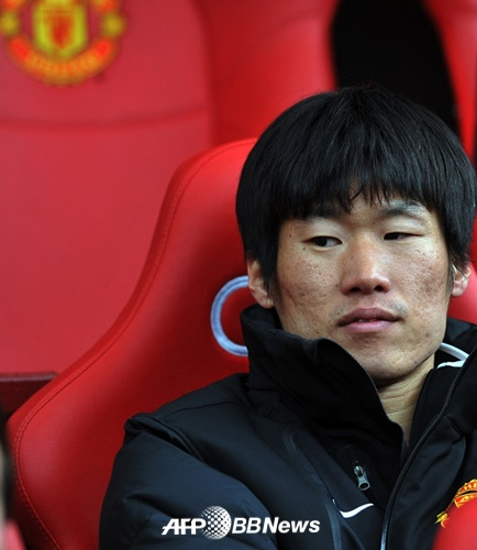 Park Ji-sung during his Manchester United days. /AFPBBNews=News1