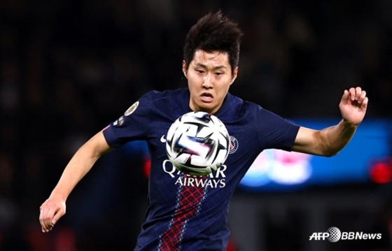 PSG striker Lee Kang-in. /AFPBBNews=News1