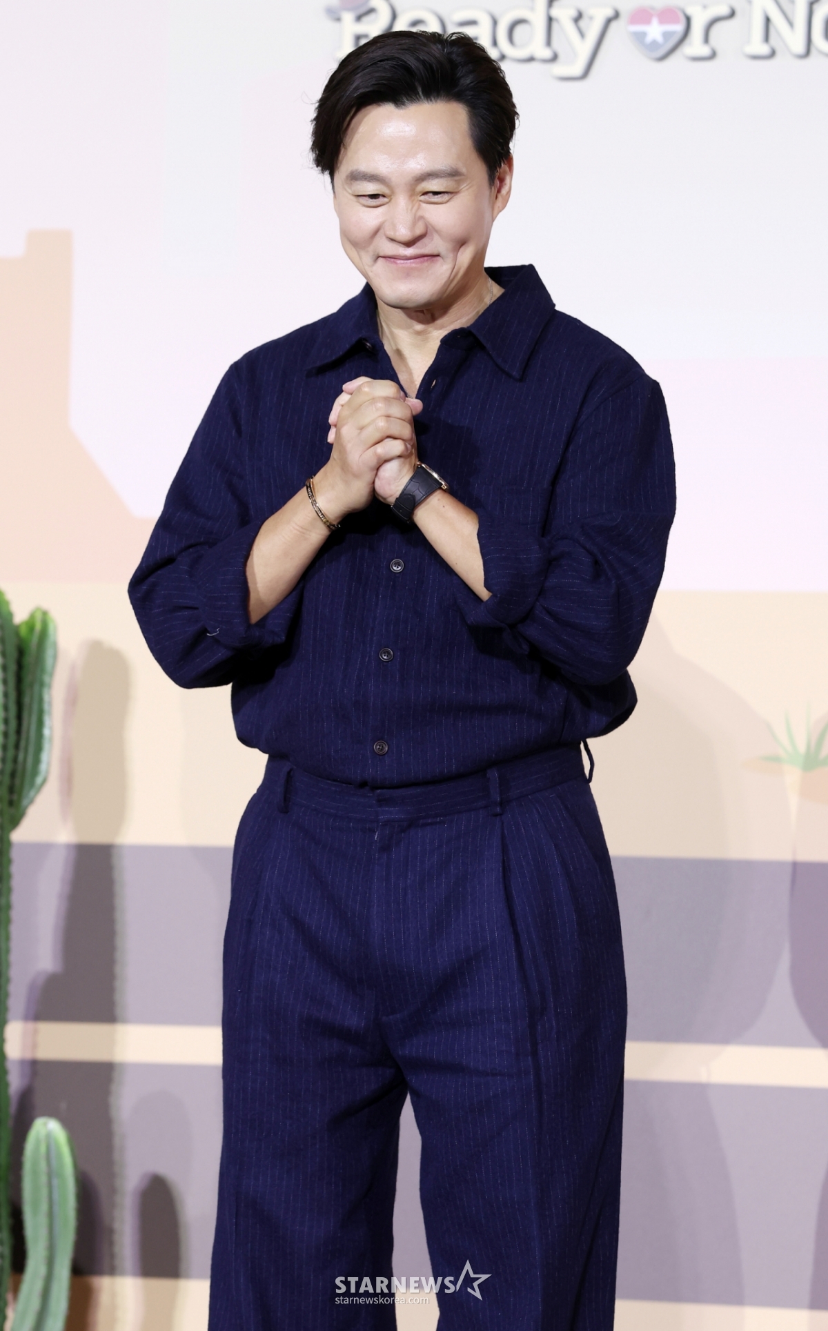 Actor Lee Seo-jin poses at the production presentation of the Netflix entertainment "Lee Seo-jin's Dalla" held at CGV I'Park Mall in Yongsan-gu, Seoul on the 24th. /2026.03.24 / Photo = Kim Hwi-seon hwijpg@