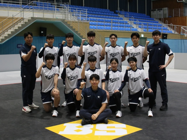 Đội tuyển bóng chày 5 quốc gia Hàn Quốc. /Ảnh = Cung cấp KBSA