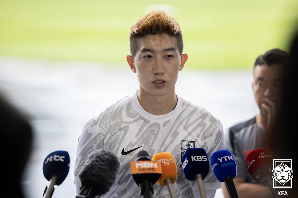 Cho Hyun-woo, the goalkeeper for the national soccer team. /Photo = Courtesy of the Korea Football Association