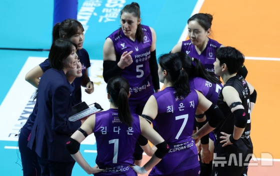 興国生命の選手たち。 /写真=ニューシス