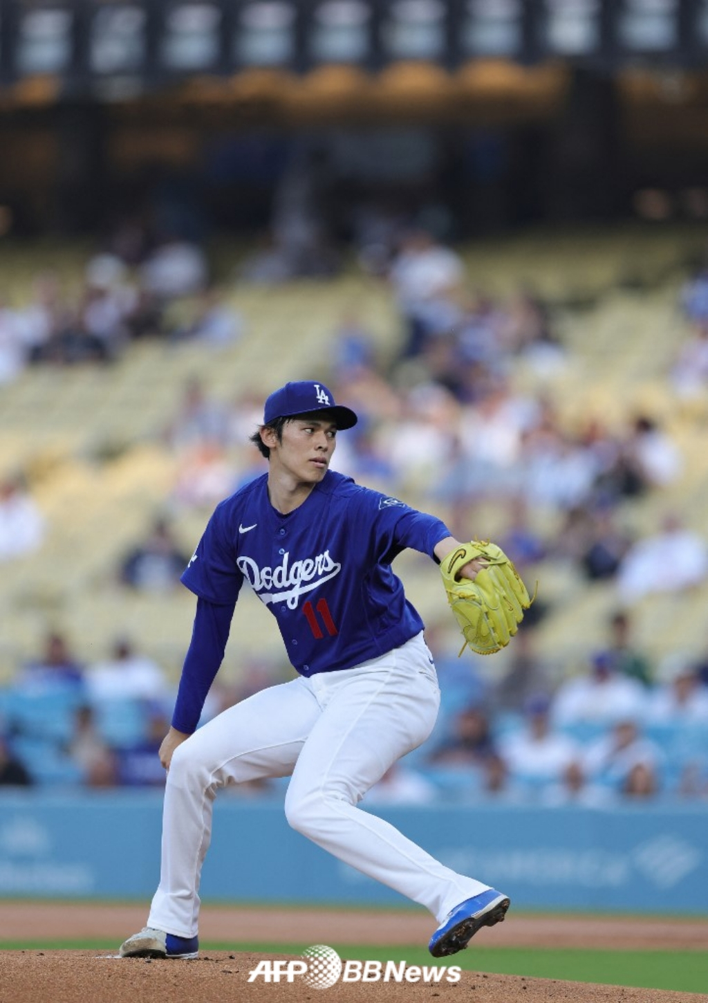 他就是洛杉矶道奇队的投手佐佐木洛基。 =法新社BBNews=新闻1。