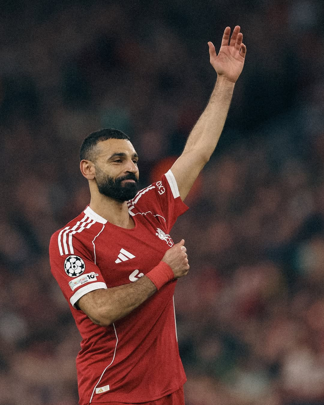 今シーズンを最後にリバプールとの決別が確定したモハメド·サラ。 /写真=リバプールSNSキャプチャー