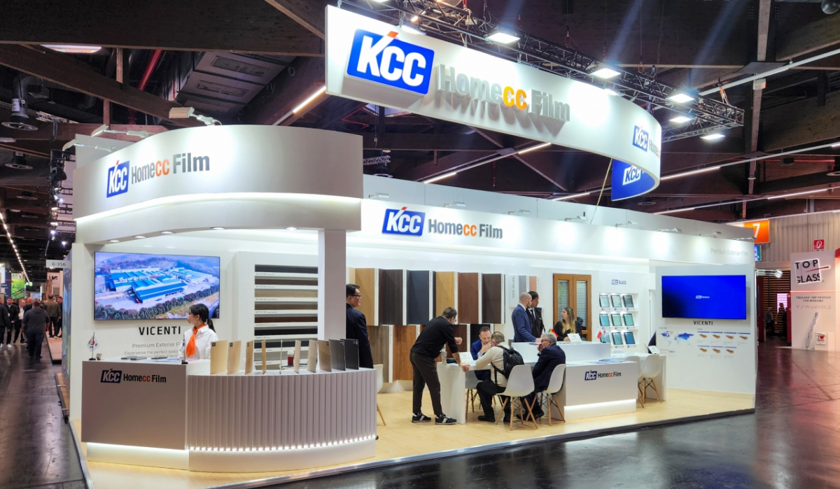 ドイツのニュルンベルクで開かれるペンタバウフロンターレ2026展示会に設けられたホームCCブースの現場写真