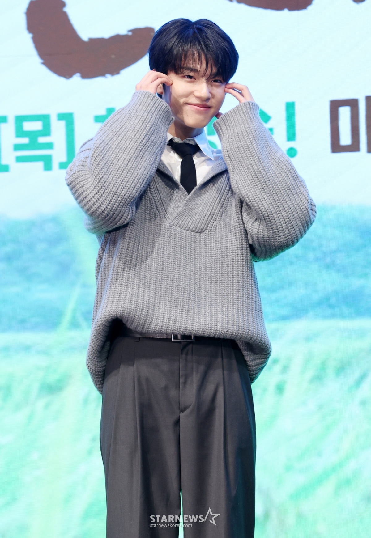 俳優のイ·ジヌが25日、ソウル九老区のディキューブシティのザ·セントで行われたKBS2TVドラマ「深雨面連理里」の製作発表会に参加し、ポーズを取っている。 /2026.03.25 /写真=キム·フィソン hwijpg@