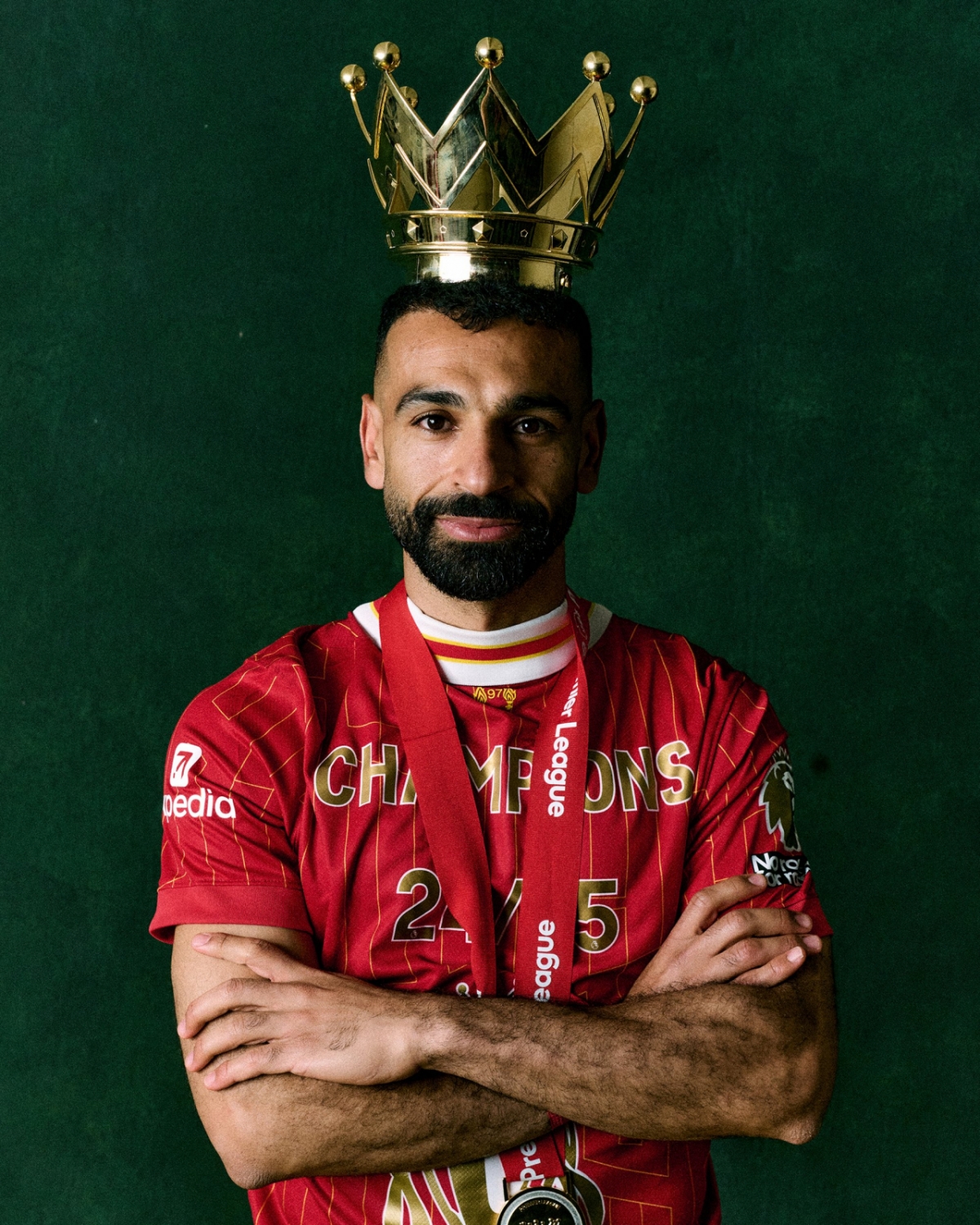 2024~2025シーズン、イングランド·プレミアリーグ（EPL）得点王に輝いたモハメド·サラ。 /写真=リバプール公式ソーシャル·ネットワーキング·サービス(SNS)