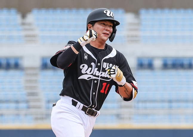 Kim Soo-in, the main character of the Ulsan club's first home run. /Photo = Ulsan Wales
