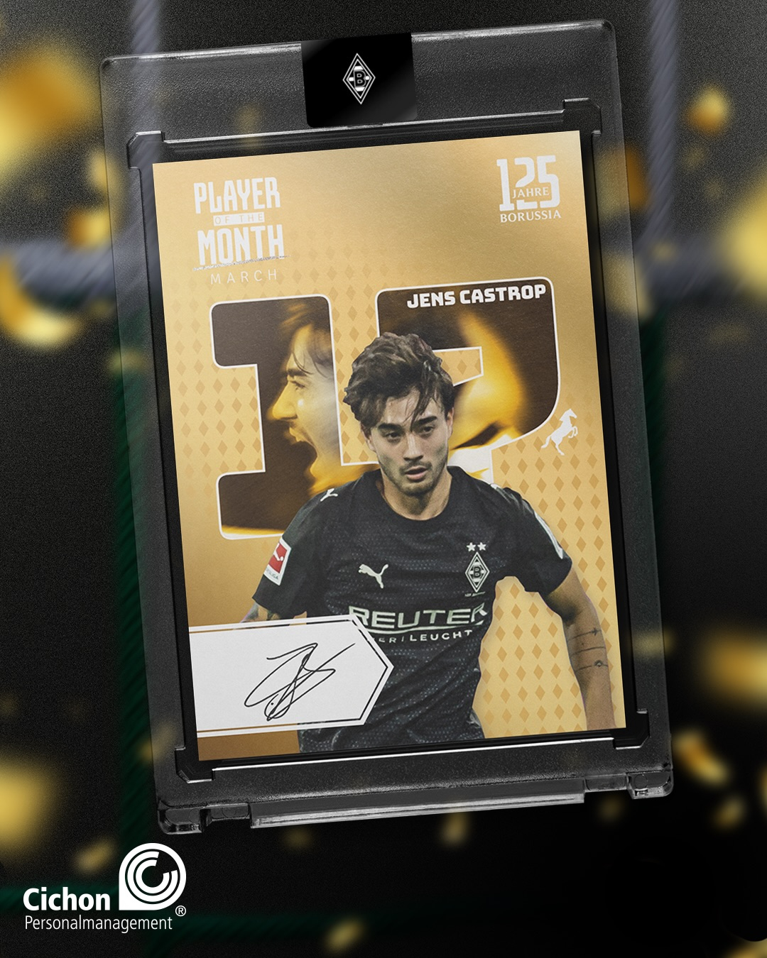 =德国门兴格拉德巴赫队3月当选本月最佳球员的延斯-卡斯特罗夫。