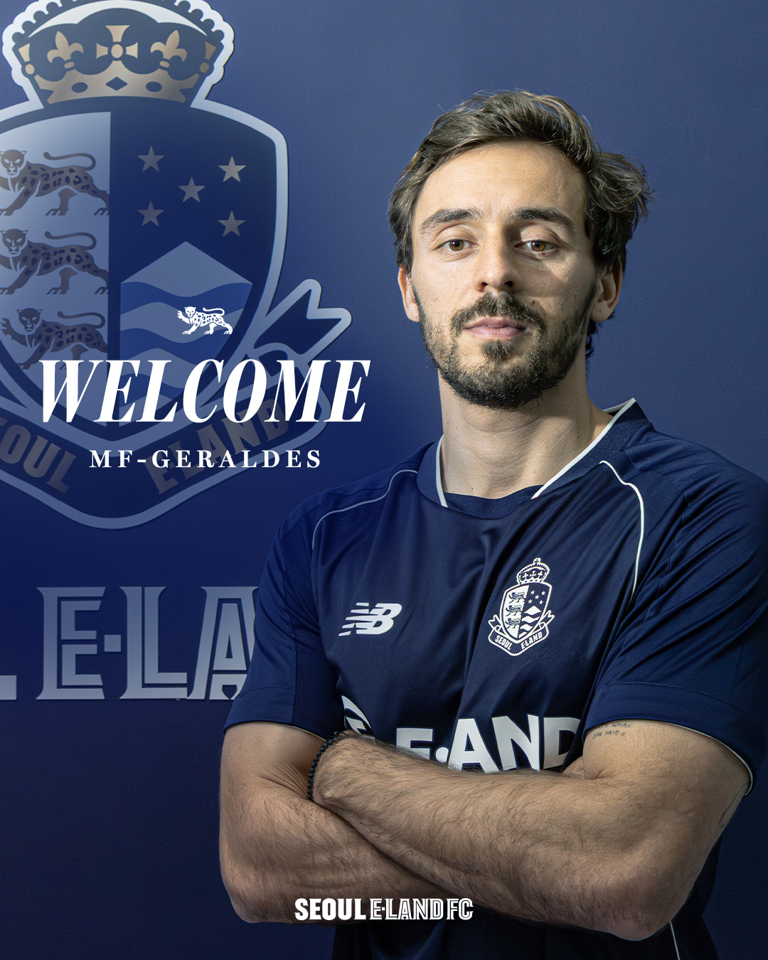 他就是首尔衣恋足球俱乐部中场杰拉尔德斯。 =首尔衣恋FC提供。