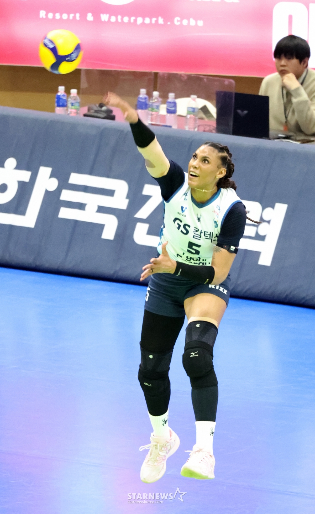 [포토]'힘들어가니 서브에이스' 실바