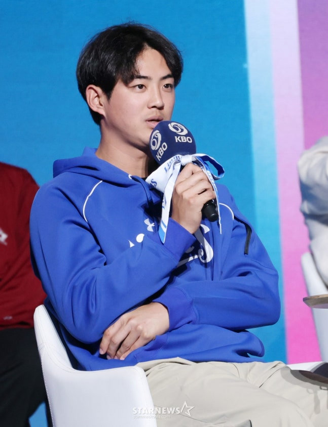 Koo Ja-wook went on Media Day on the 26th. /Photo = Senior Reporter Kim Jin-kyung