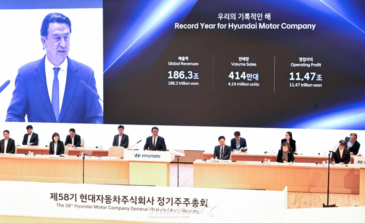 現代車株主総会/写真提供=現代車グループ