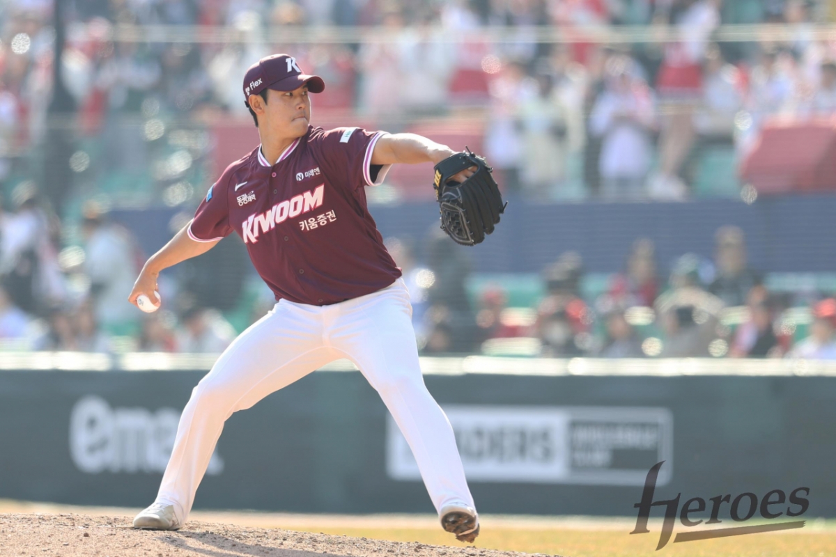 Cầu thủ ném bóng Cho Young Gun của Kirum Heroes. /Ảnh = Cung cấp anh hùng nuôi dưỡng