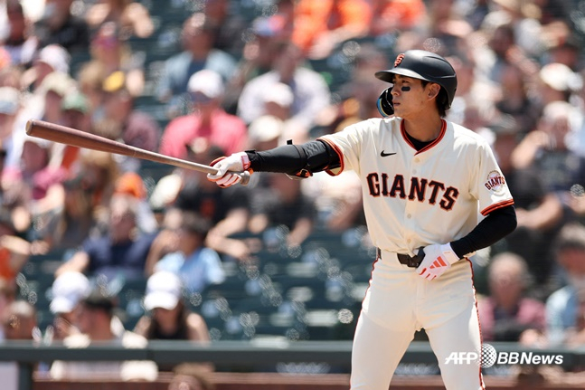サンフランシスコ·ジャイアンツのイ·ジョンフ。 /AFPBB News=ニュース1