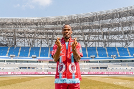 Tiền đạo người Bồ Đào Nha Lopez. /Ảnh = Cung cấp FC Yongin