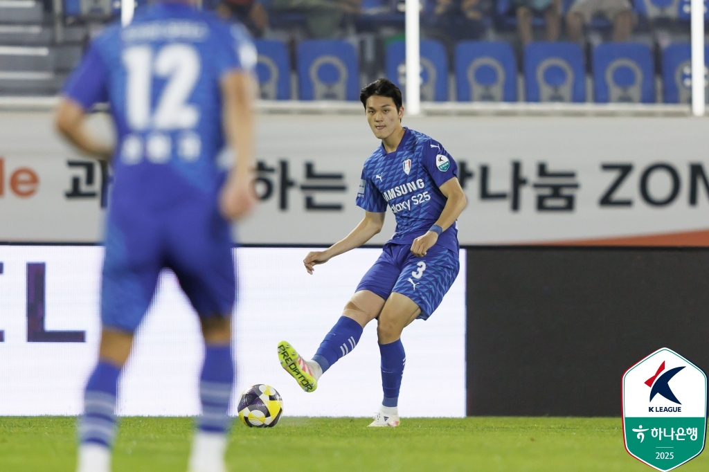 Центральный защитник 2006 года рождения Кочжон Хён. /Фото = Предоставлено Корейской профессиональной футбольной федерацией.
