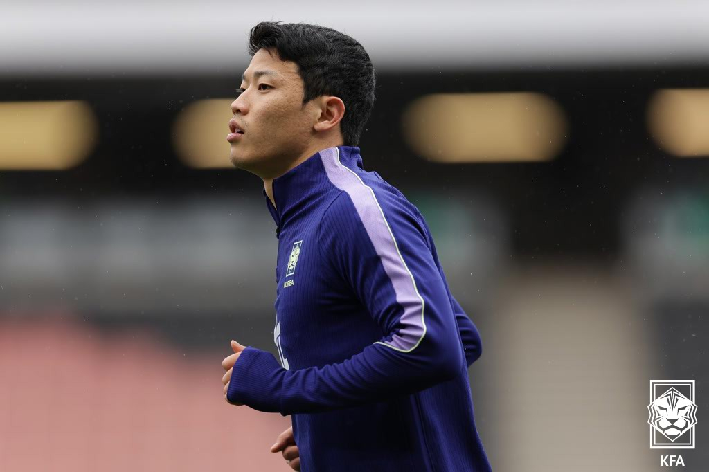 Hwang Hee-chan of the Korean national soccer team. /Photo = Courtesy of the Korea Football Association