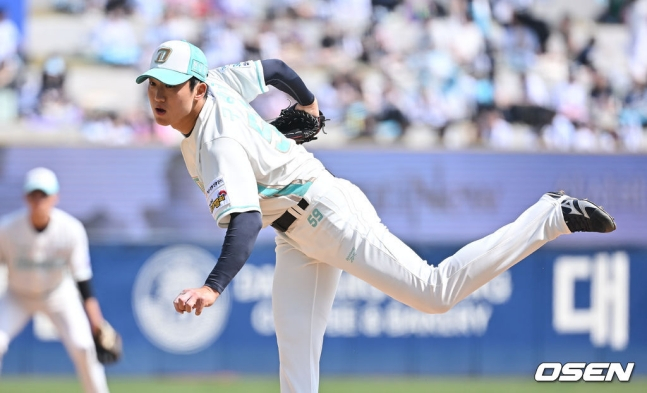 NC Dinos队的具昌模28日在主场与斗山熊队进行揭幕战。 