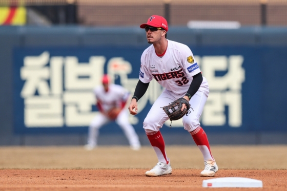 KIAタイガースのアジアクォーター内野手ジェリッド·デール。 /写真=KIAタイガース提供