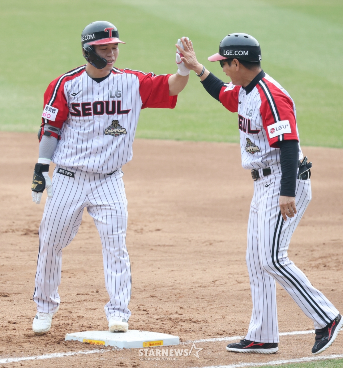 [포토] 문성주 '질 생각 없어요'