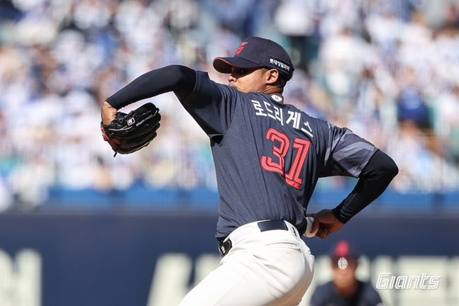 ロドリゲス。/写真=ロッテジャイアンツ