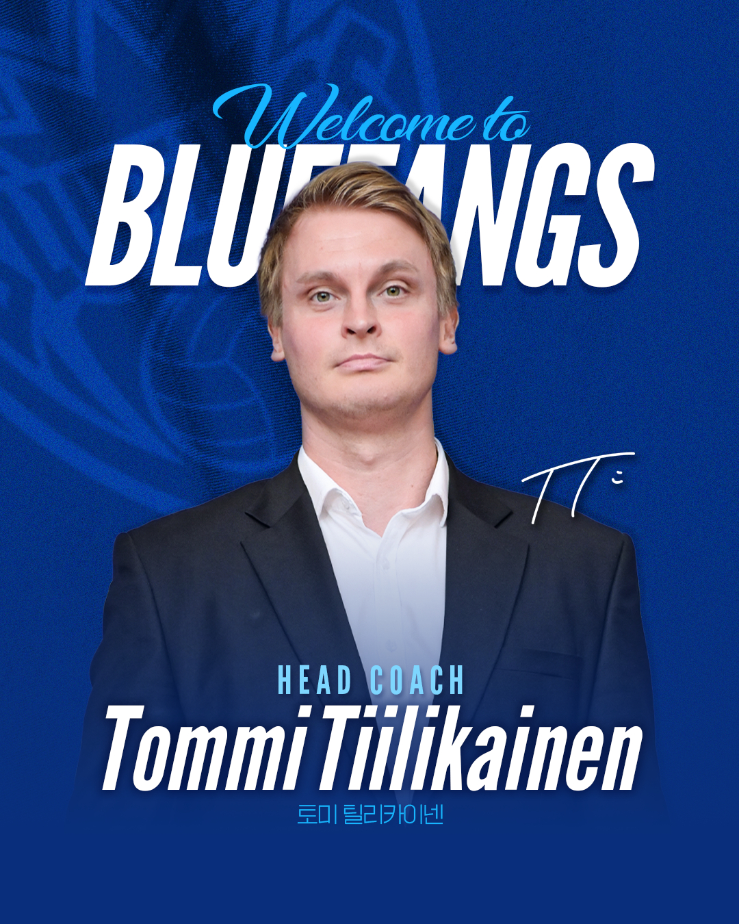 Tân huấn luyện viên của Samsung Fire &amp; Marine Insurance Tommy Tillikainen. /Ảnh = Cung cấp đội bóng chuyền Samsung Fire &amp; Marine Insurance