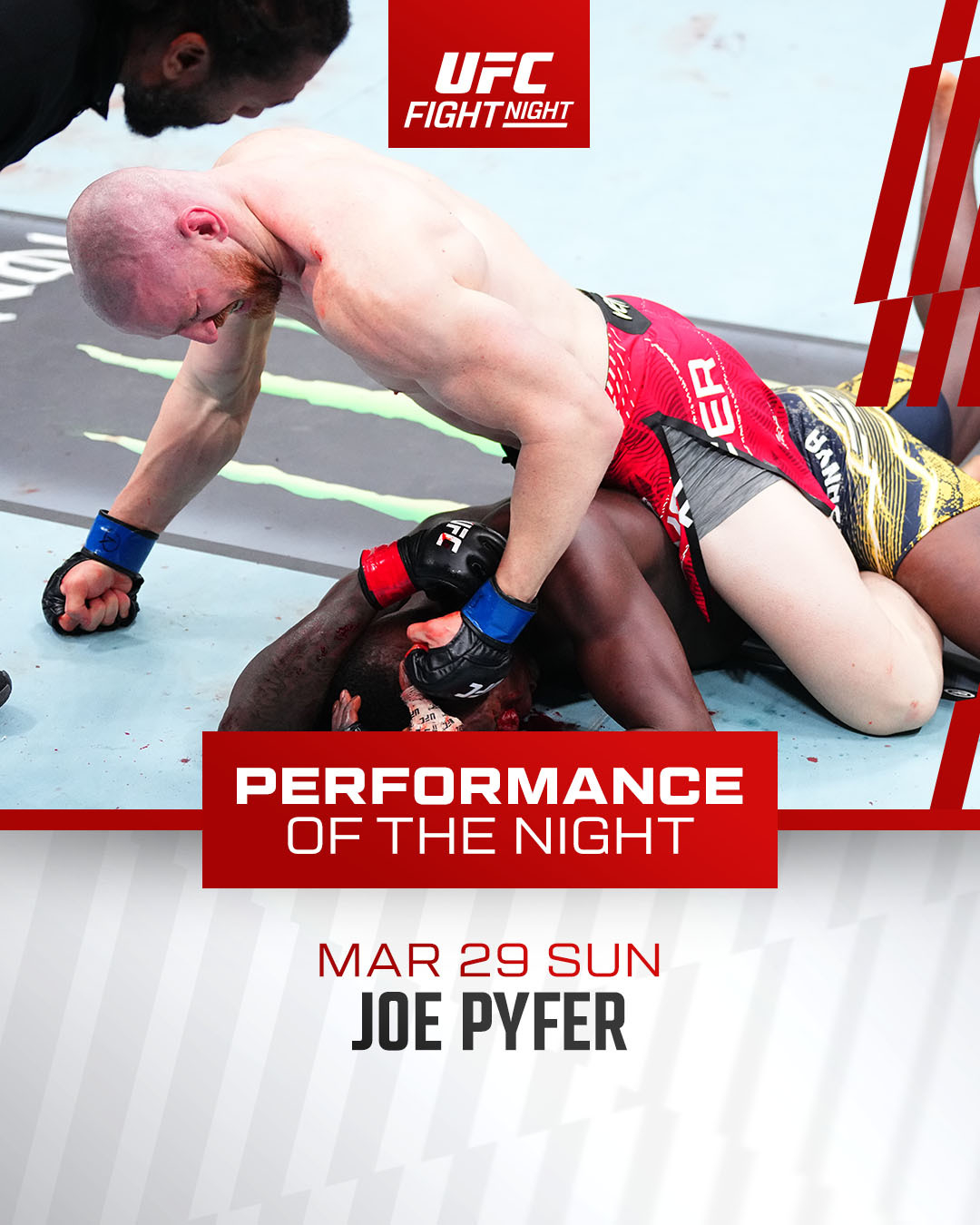 Joe Piper (above) and Israel Adesanya (above). /Photo = Courtesy of UFC