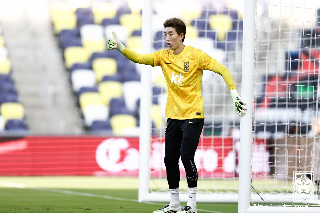 Cho Hyun-woo, the goalkeeper for the South Korean national soccer team. /Photo = Courtesy of the Korea Football Association