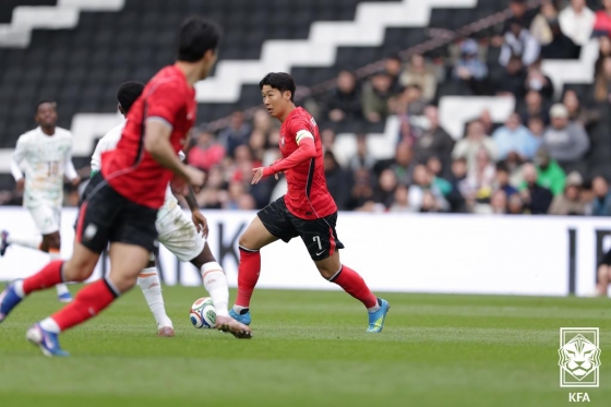 Son Heung Min. /Ảnh = Hiệp hội bóng đá Hàn Quốc cung cấp