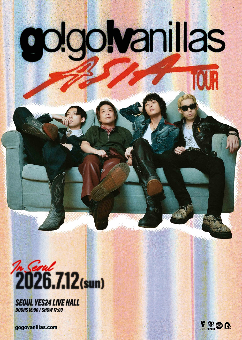 =日本人气摇滚乐队"gogo banilaz"演出海报/照片提供=a.d. 