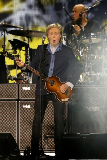 =保罗-麦卡特尼2024年在巴西圣保罗举行的演出。