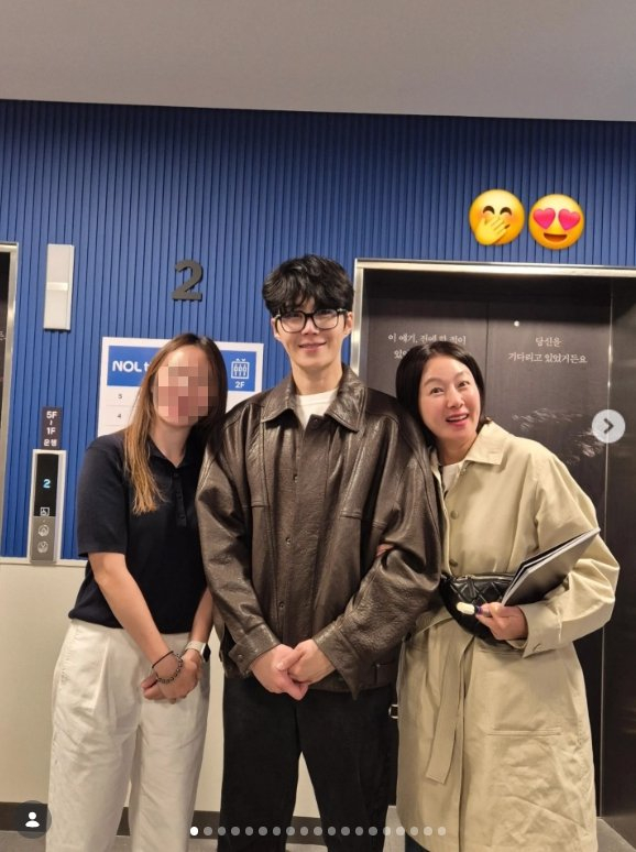 =照片=金智慧在SNS上公开亮相。