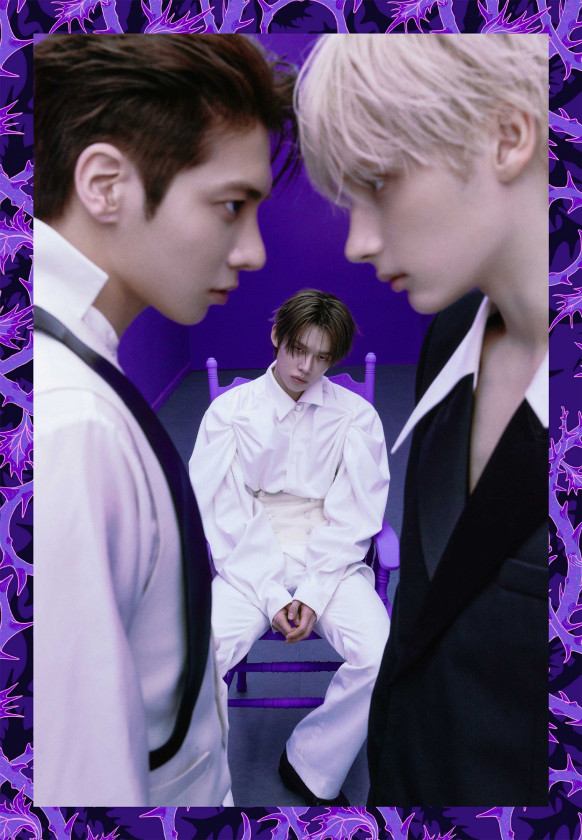 TOMORROW X TOGETHER ミニ8集 コンセプトフォト「TENSION」ユニット ヨンジュン テヒョン ヒュニンカイ/写真提供=ビッグヒットミュージック