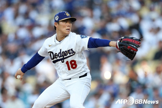 ロサンゼルス·ドジャース 山本義信./AFPBB News=ニュース1