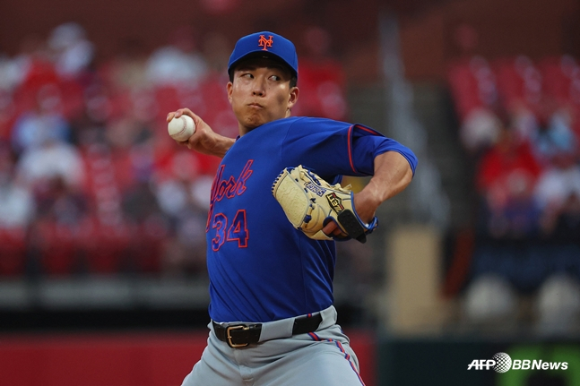 Senga started against St. Louis on the 1st. /AFPBBNews=News1