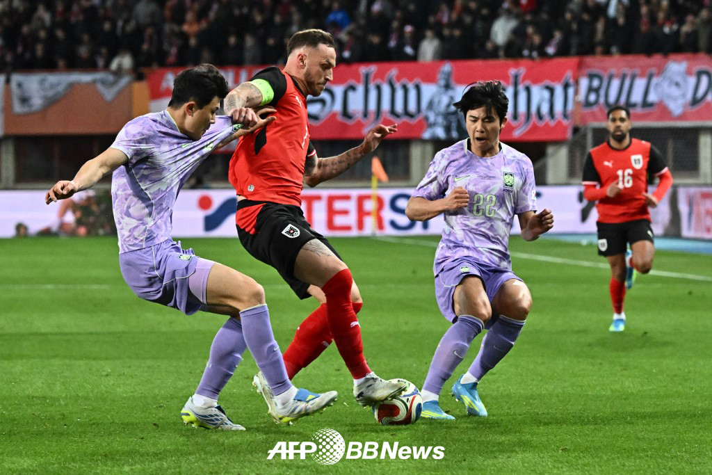 A warm-up match against Austria held in Vienna, Austria on the 1st. /AFPBBNews=News1